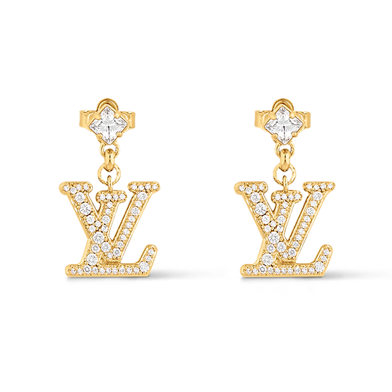 Louis Vuitton Lady 18K Gold Earrings