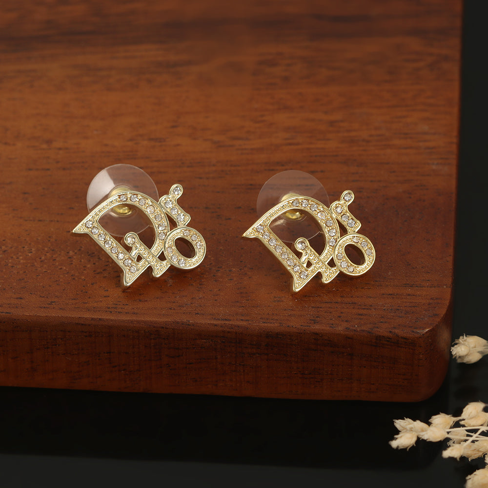 Dior Tribales Diamond 18K Gold Earrings