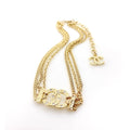 Chanel Chain Choker 18K Gold Necklace