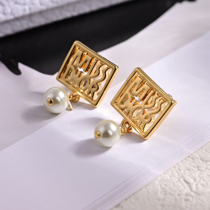 Dior Tribales Miss 18K Gold Earrings