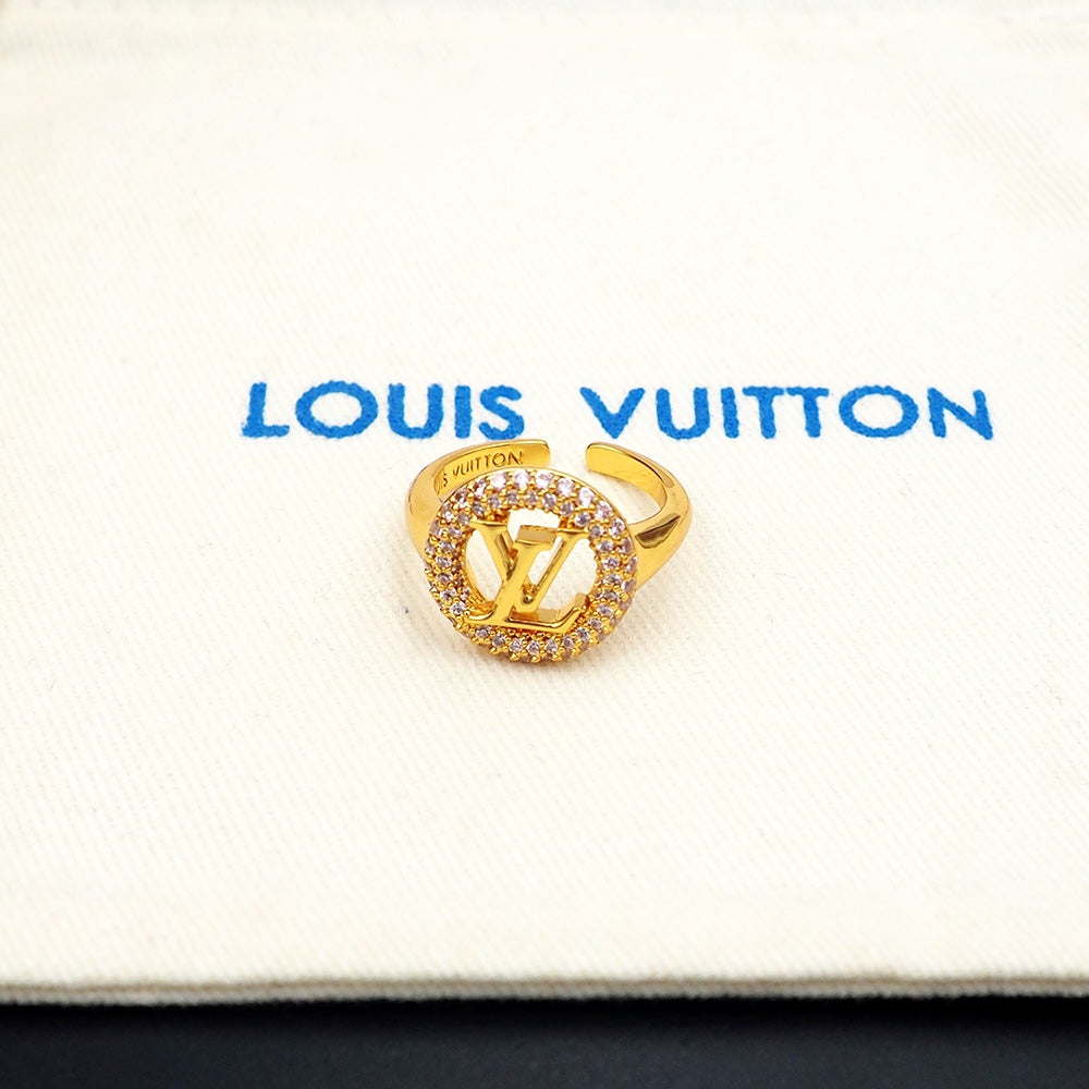 Louis Vuitton Louise Tresor 18K Gold Ring